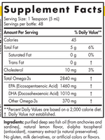 ProOmega® Lemon 8 fl oz (237ml) Nordic Naturals - Nutrigeek