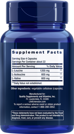 Branched Chain Amino Acids  90 capsules Life Extension - Premium Vitamins & Supplements from Life Extension - Just $15.99! Shop now at Nutrigeek