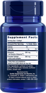 Super Ubiquinol CoQ10 with Enhanced Mitochondrial Support™ 200 mg, 30 softgels Life Extension - Premium Vitamins & Supplements from Life Extension - Just $45.99! Shop now at Nutrigeek