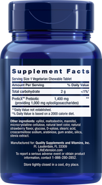 FLORASSIST Prebiotic Chewable 60 Chewables Life Extension - Premium Vitamins & Supplements from Life Extension - Just $16.99! Shop now at Nutrigeek