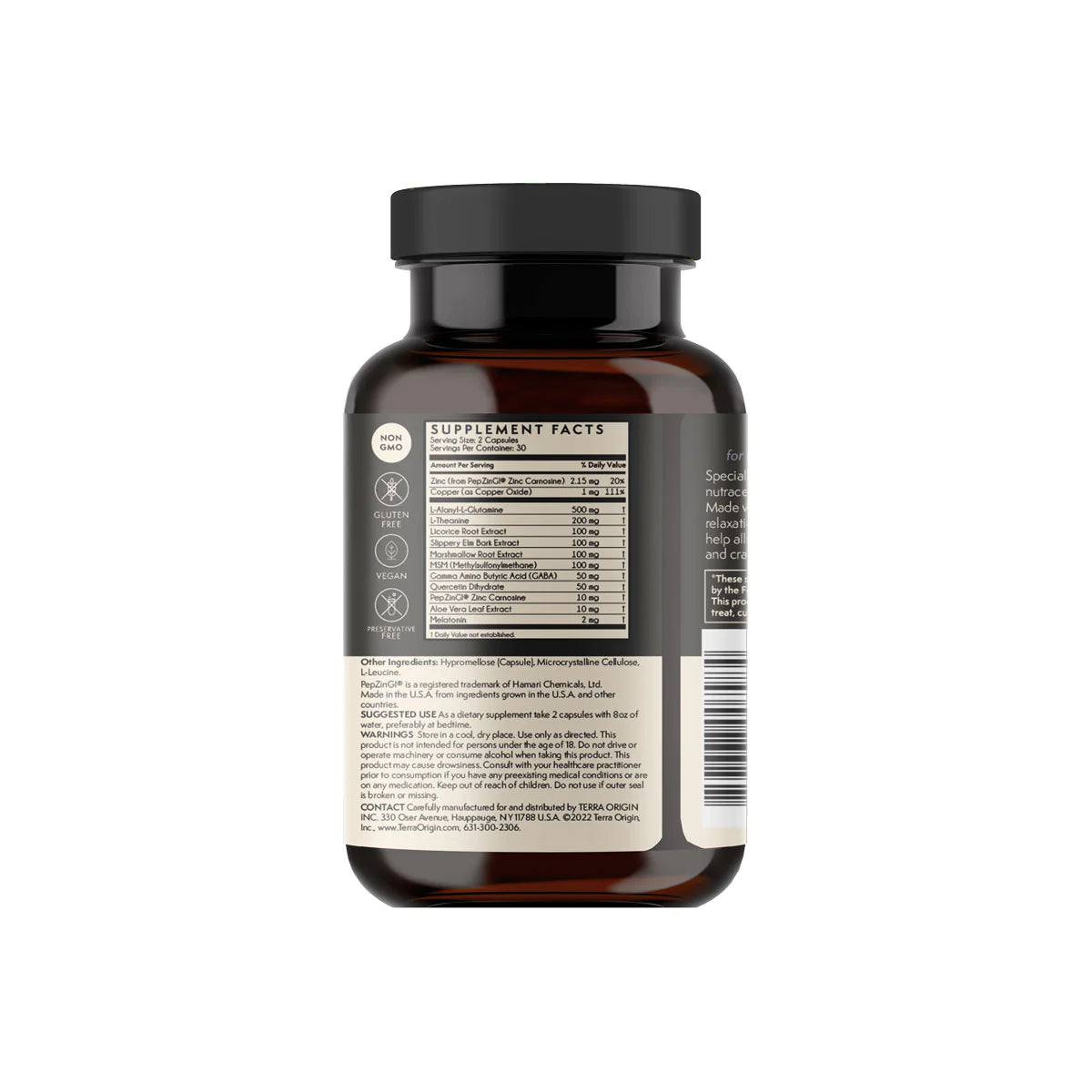 Healthy Gut Reset PM 60 capsules Terra Origin - Nutrigeek