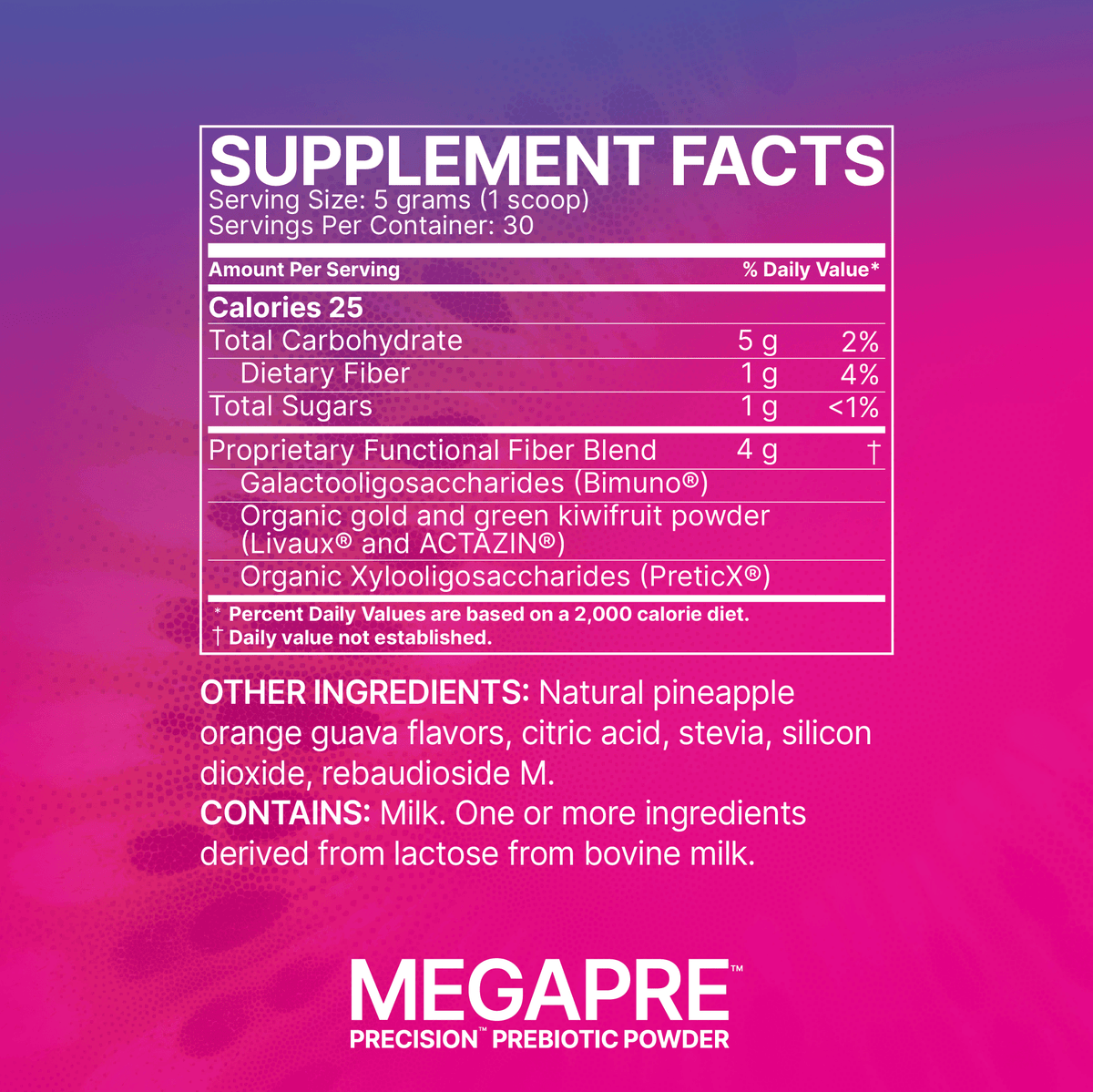 MegaPre™ 5.5 oz (144.6g) Microbiome Labs - Premium Vitamins & Supplements from Microbiome Labs - Just $63.99! Shop now at Nutrigeek