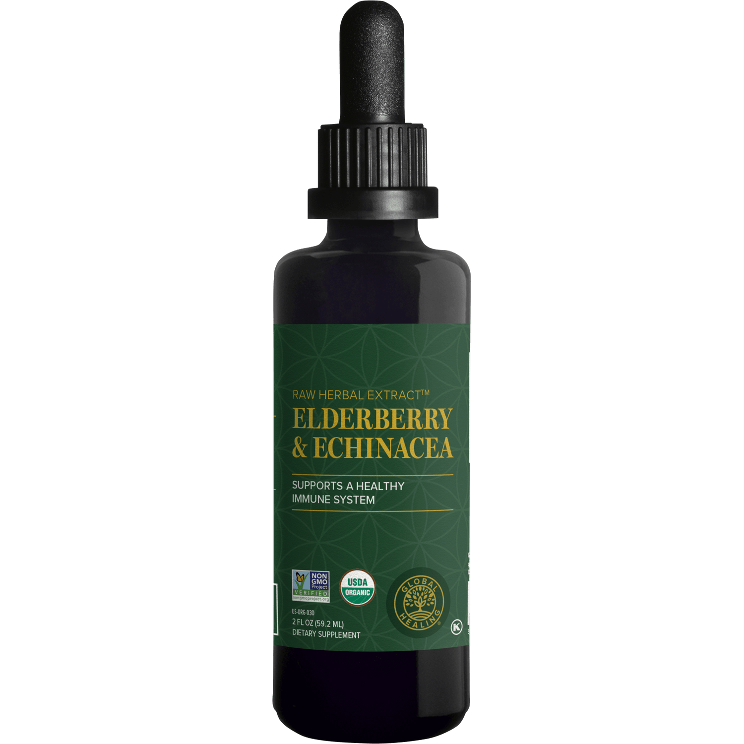 Elderberry & Echinacea 2 fl oz (59.2 ML) Global Healing