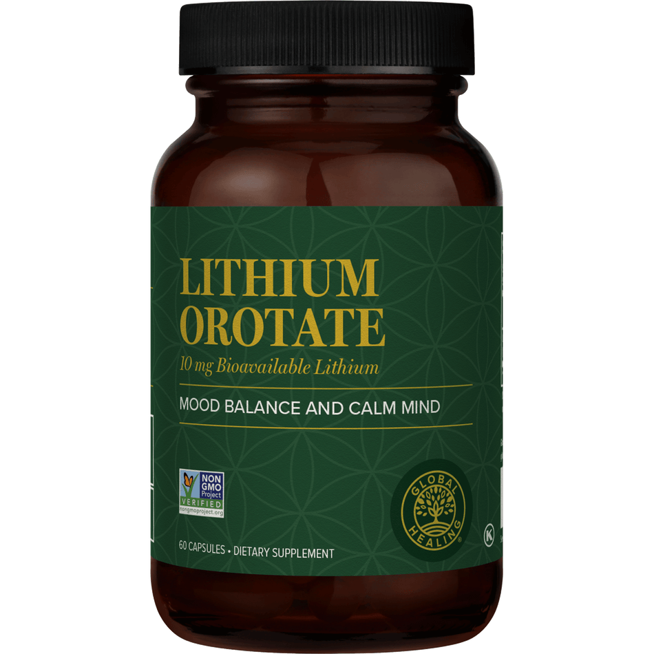 Lithium Orotate 60 capsules Global Healing