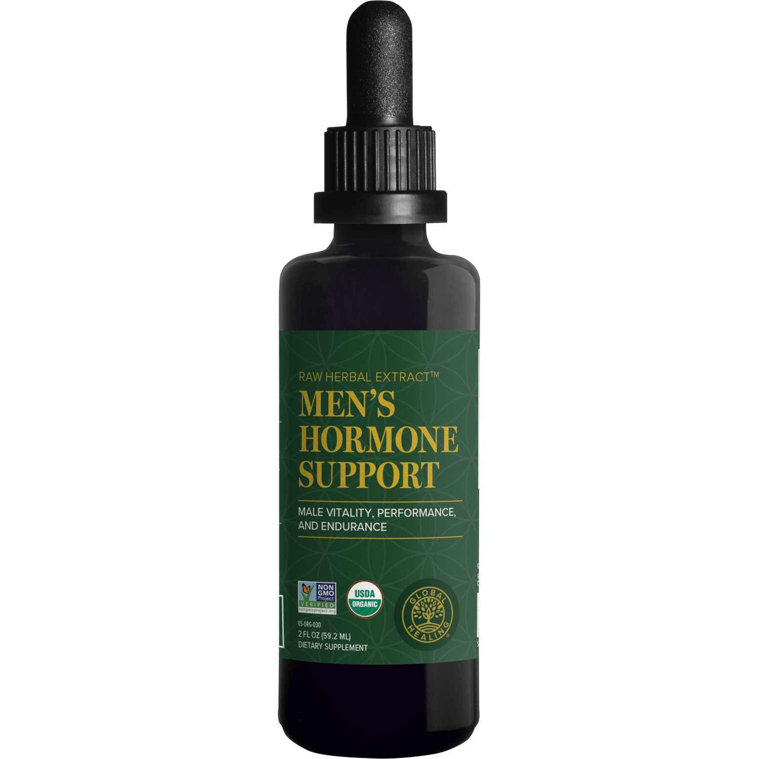 Men's Hormone Support 2 fl oz (59.2 ML) Global Healing