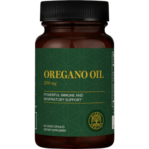 Oregano Oil 60 Liquid Capsules Global Healing