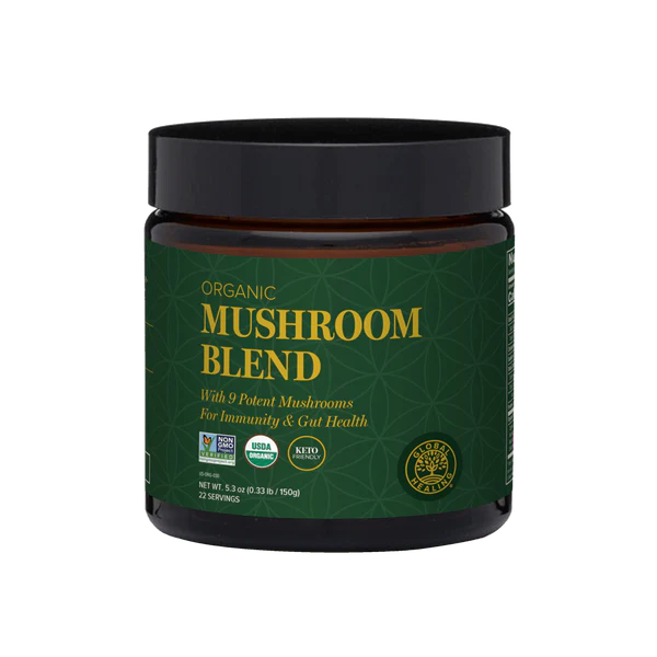 Mushroom Blend Powder 5.3 OZ (0.33 lb / 150g) Global Healing
