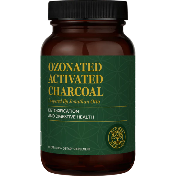 Ozonated Activated Charcoal 60 capsules Global Healing