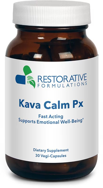 Kava Calm Px 30 capsules Restorative Formulations