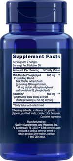 Advanced Milk Thistle 120 softgels Life Extension - Premium Vitamins & Supplements from Life Extension - Just $21.99! Shop now at Nutrigeek