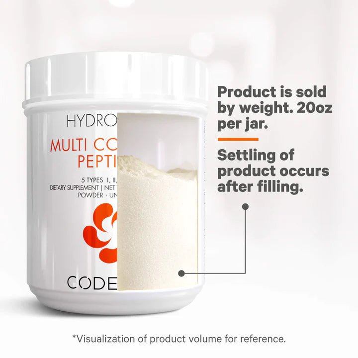 Multi Collagen Protein Powder Large 20 OZ (567G) powder CodeAge