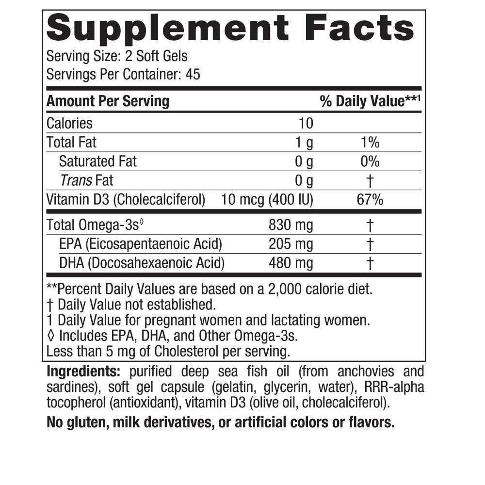 Prenatal DHA 90 Softgels Nordic Naturals - Nutrigeek