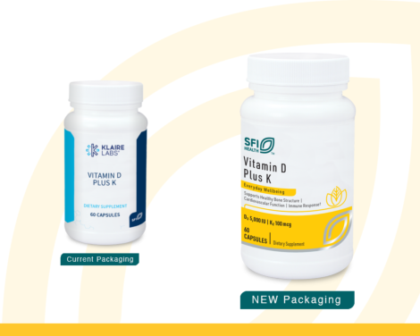 Vitamin D Plus K 60 capsules Klaire Labs - Premium Vitamins & Supplements from Klair Labs - Just $30.99! Shop now at Nutrigeek