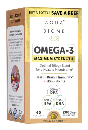 Aqua Biome™ Fish Oil Maximum Strength softgels Enzymedica - Premium Vitamins & Supplements from Enzymedica - Just $36.49! Shop now at Nutrigeek