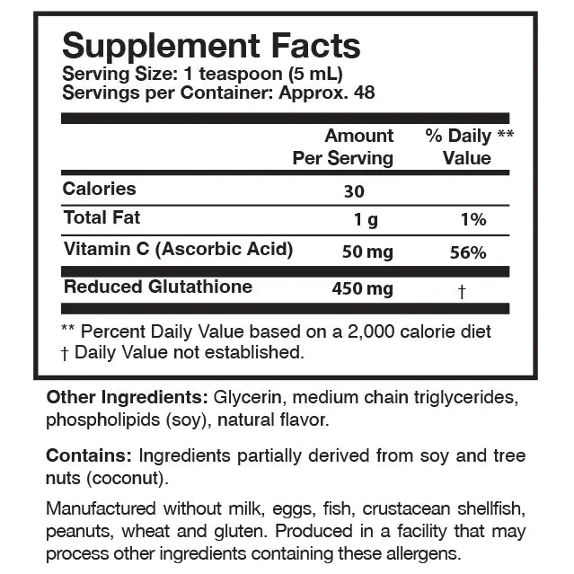 Tri-Fortify® Liposomal Glutathione – Tube Researched Nutritionals - Nutrigeek