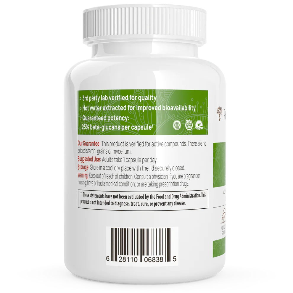 Ergo+L-Ergothioneine 300 mg 60 capsules Real Mushrooms - Premium  from Real Mushrooms - Just $29.95! Shop now at Nutrigeek