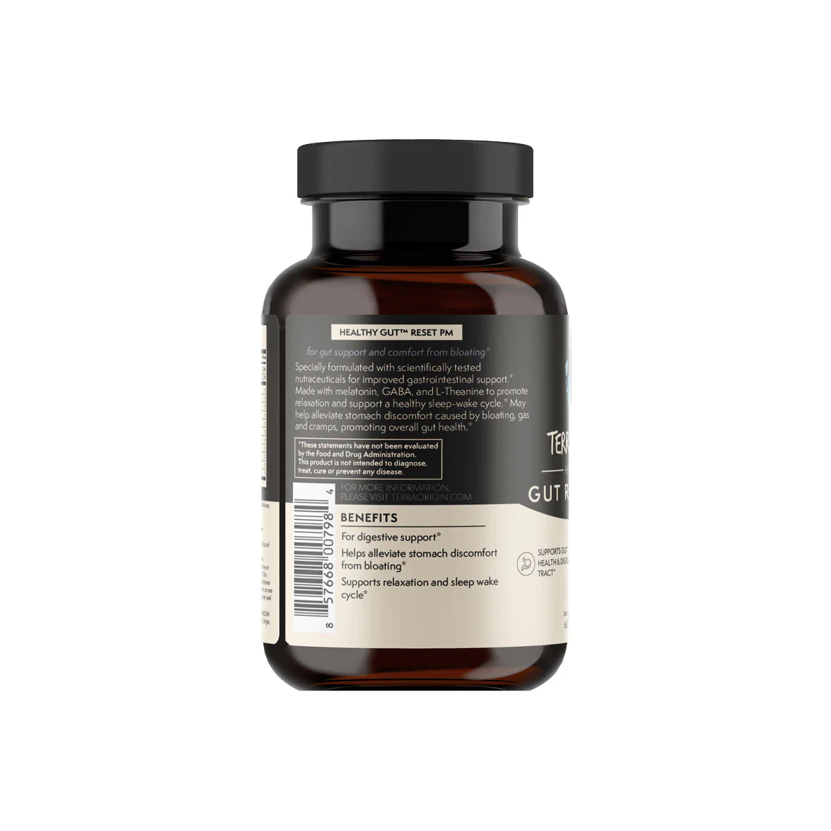 Healthy Gut Reset PM 60 capsules Terra Origin - Nutrigeek