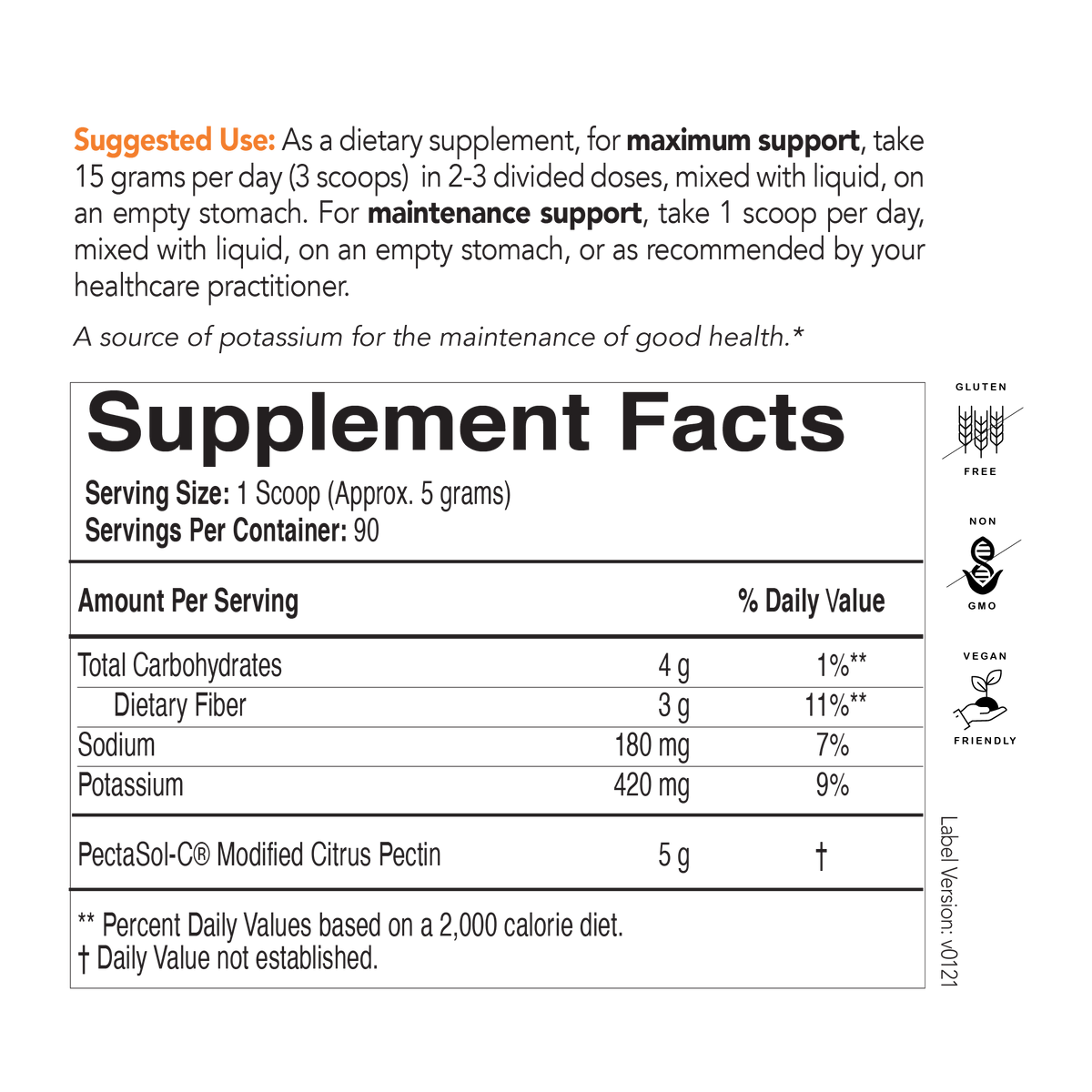 PectaSol-C® Researched Nutritionals - Nutrigeek