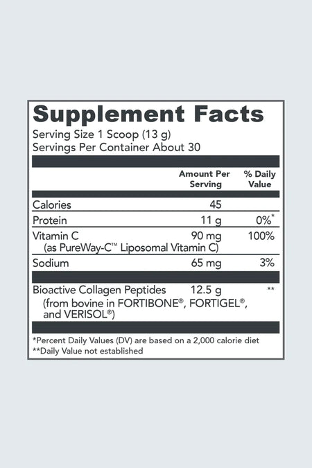 Bioactive Collagen Complex Daily Foundational Support 13.9 OZ (395g) 30 Servings Vital Proteins - Nutrigeek