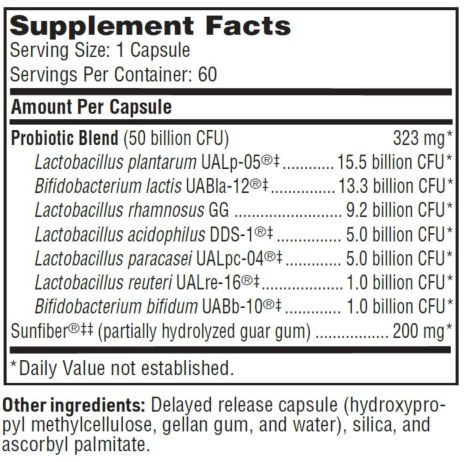 Ther-Biotic® Synbiotic 50 Billion CFU capsules Klaire Labs - Premium Vitamins & Supplements from Klair Labs - Just $49.99! Shop now at Nutrigeek