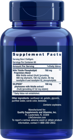 Advanced Milk Thistle 120 softgels Life Extension - Premium Vitamins & Supplements from Life Extension - Just $21.99! Shop now at Nutrigeek