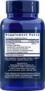 Curcumin Elite™ Turmeric Extract Life Extension - Premium Vitamins & Supplements from Life Extension - Just $13.99! Shop now at Nutrigeek