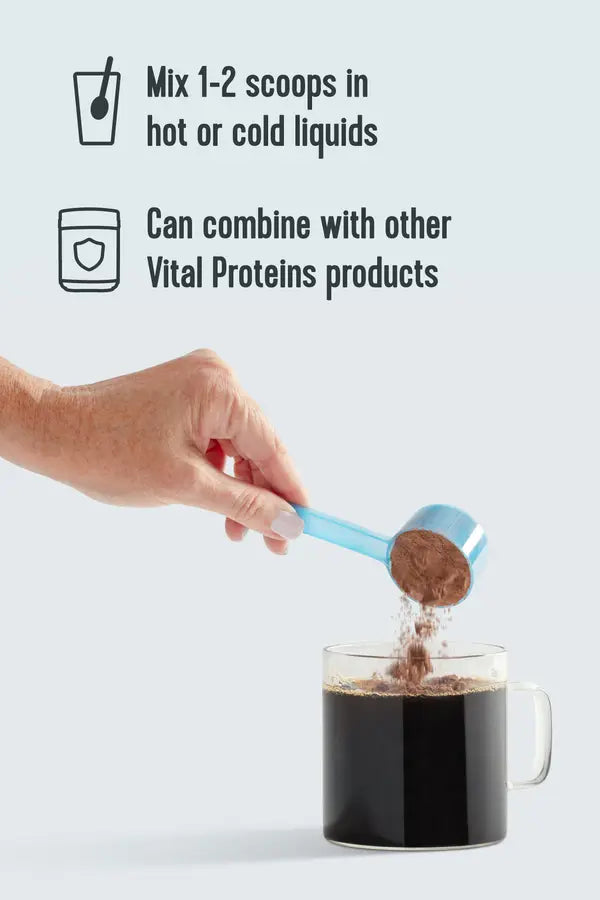Collagen Peptides Chocolate 13.5 OZ (383g) 14 Servings Vital Proteins - Nutrigeek