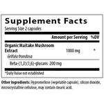 Organic Maitake Mushroom 90 capsules Real Mushrooms - Nutrigeek