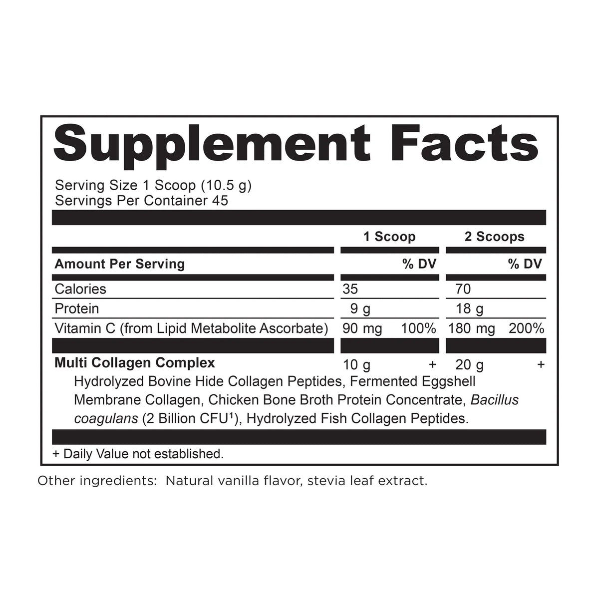 Multi Collagen Protein 45 Serving Ancient Nutrition - Nutrigeek