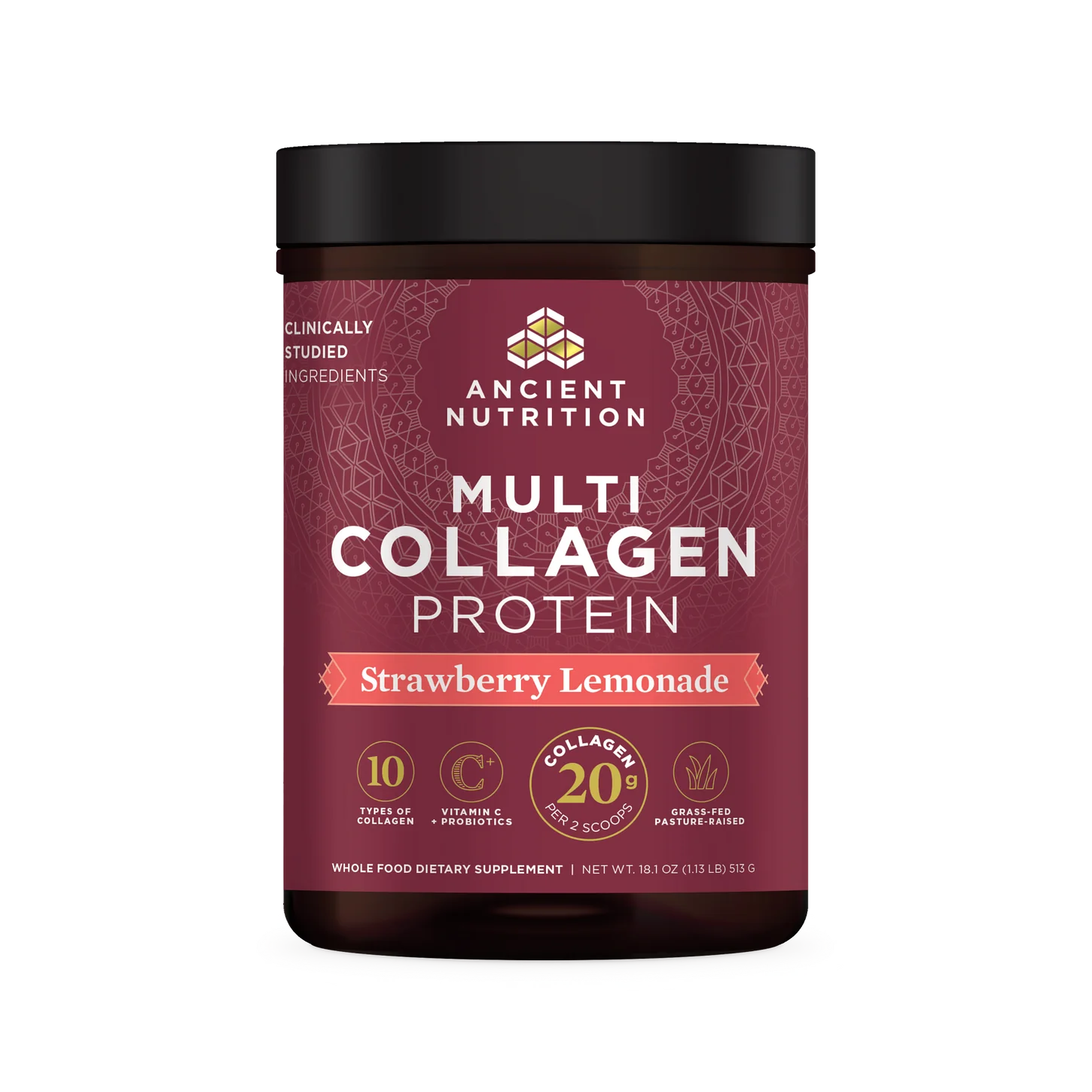 Multi Collagen Protein 45 Serving Ancient Nutrition - Nutrigeek
