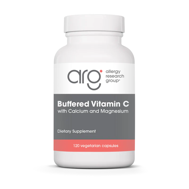 Buffered Vitamin C with calcium and magnesium 120 capsules Allergy Research Group