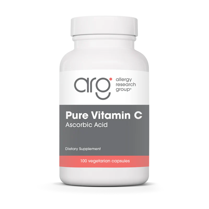Pure Vitamin C 100 Vegetarian Capsules Allergy Research Group