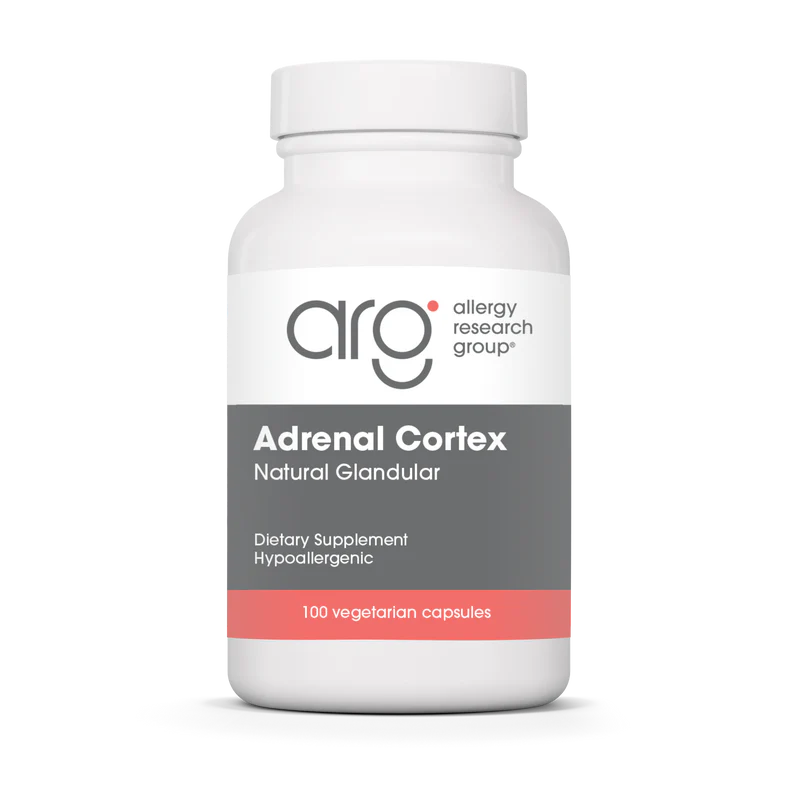 Adrenal Cortex 100 mg 100 capsules Allergy Research Group