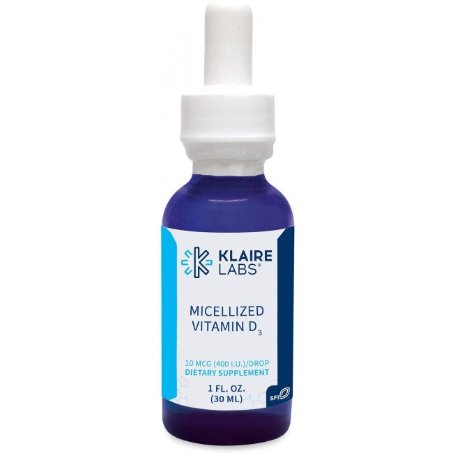 Micellized Vitamin D3 1 Ounce (30ml) Klaire Labs - Premium Vitamins & Supplements from Klair Labs - Just $24.99! Shop now at Nutrigeek