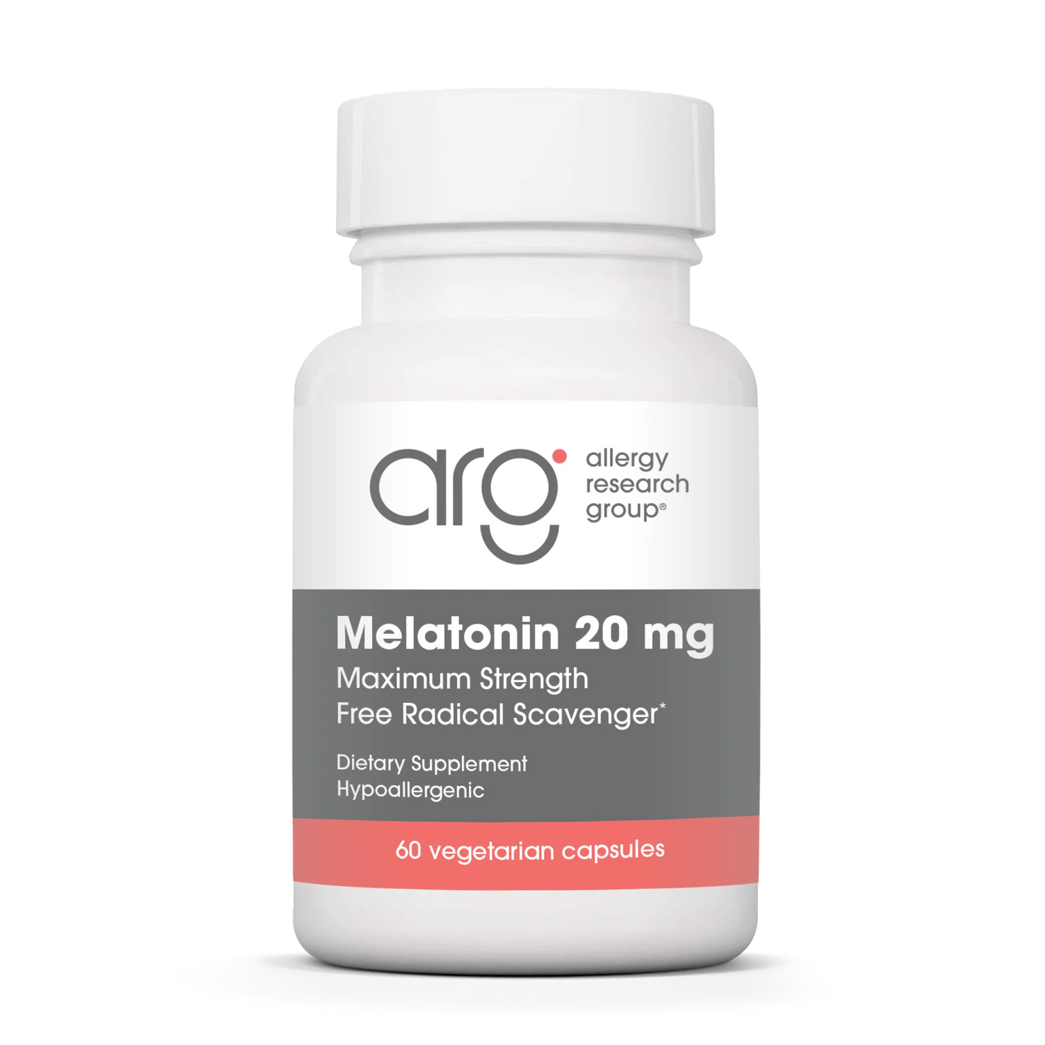 Melatonin 20 mg 60 capsules  Allergy Research Group