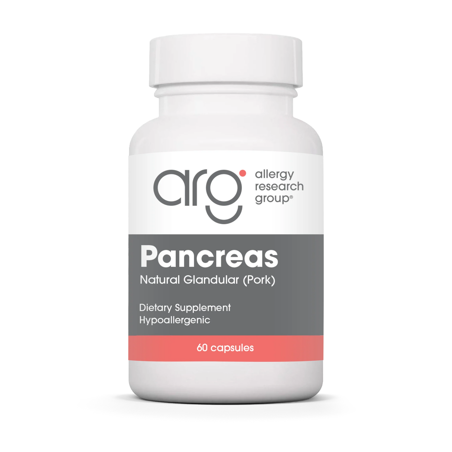 Pancreas Pork 60 capsules Allergy Research Group