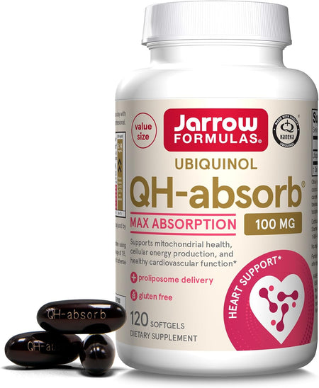 Ubiquinol QH-Absorb® 100mg Jarrow Formulas - Nutrigeek