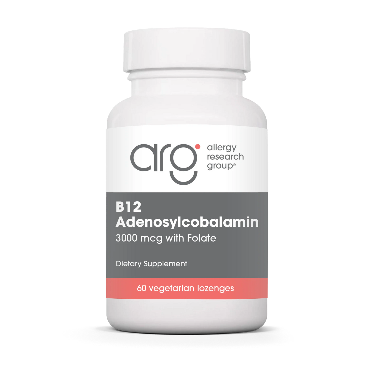 B12 Adenosylcobalamin 3,000mcg 60 lozanges Allergy Research Group