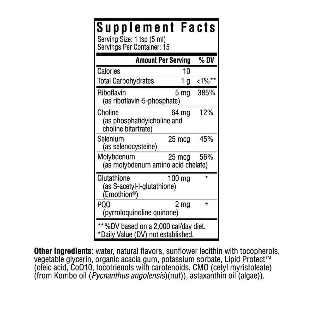 Liposomal Glutathione Plus 5 Ounces (150ml) Seeking Health - Nutrigeek