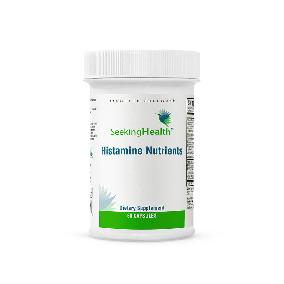 Histamine Nutrients 60 Capsules Seeking Health (OLD NAME: Histamine Block Plus - 60 Capsules) - Nutrigeek