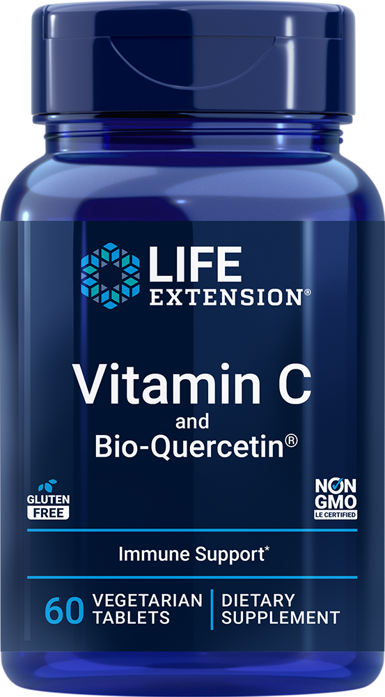 Vitamin C and Bio-Quercetin tablets Life Extension