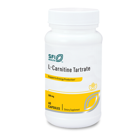 L-Carnitine Tartrate 60 capsules Klaire Labs / SFI Health