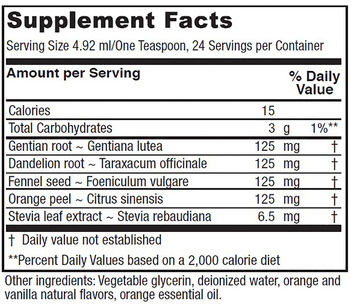 Bitters Tonic 4 fl oz (118 ml) Vitanica - Nutrigeek