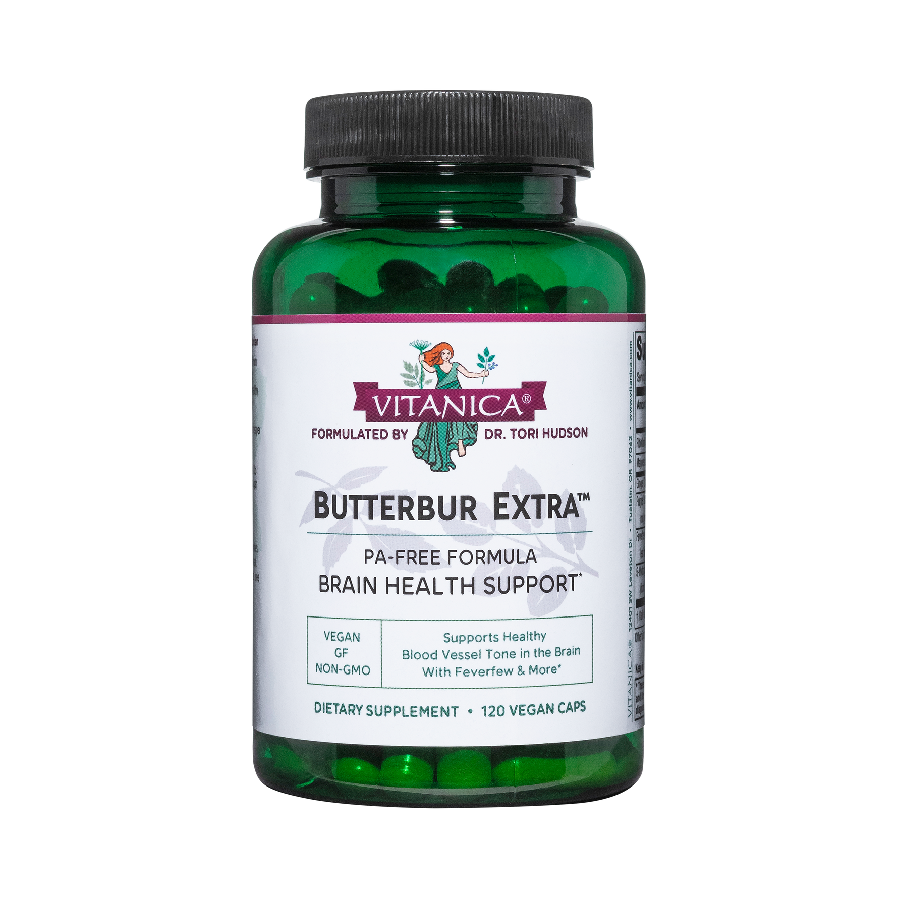 Butterbur Extra 120 capsules Vitanica - Nutrigeek