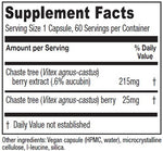 Chaste Tree Berry 60 capsules Vitanica - Nutrigeek
