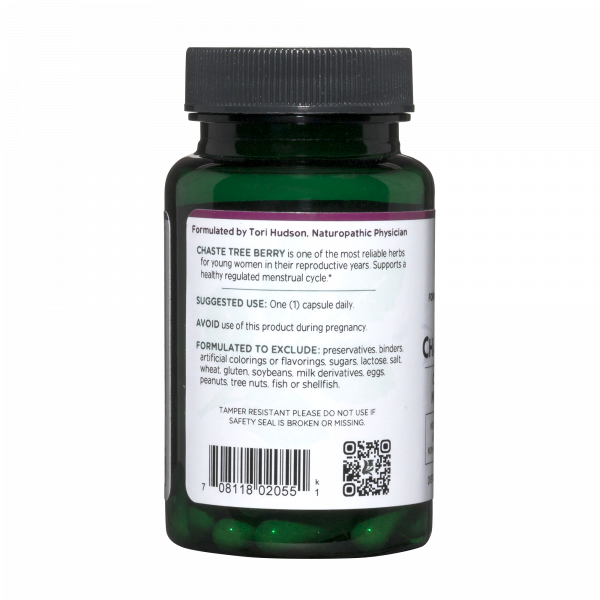 Chaste Tree Berry 60 capsules Vitanica - Nutrigeek