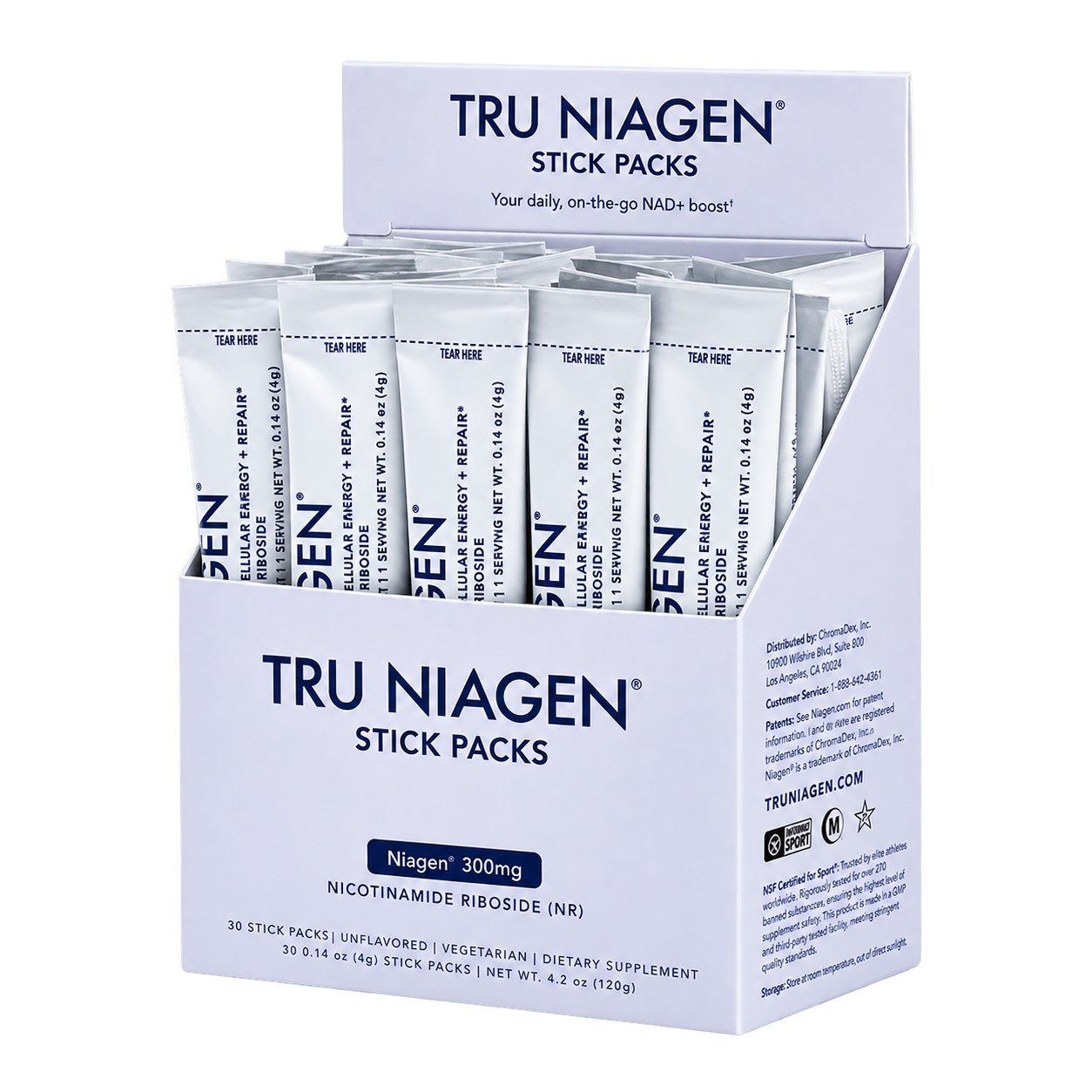 Tru Niagen® 30 Stick Pack Niagen Bioscience