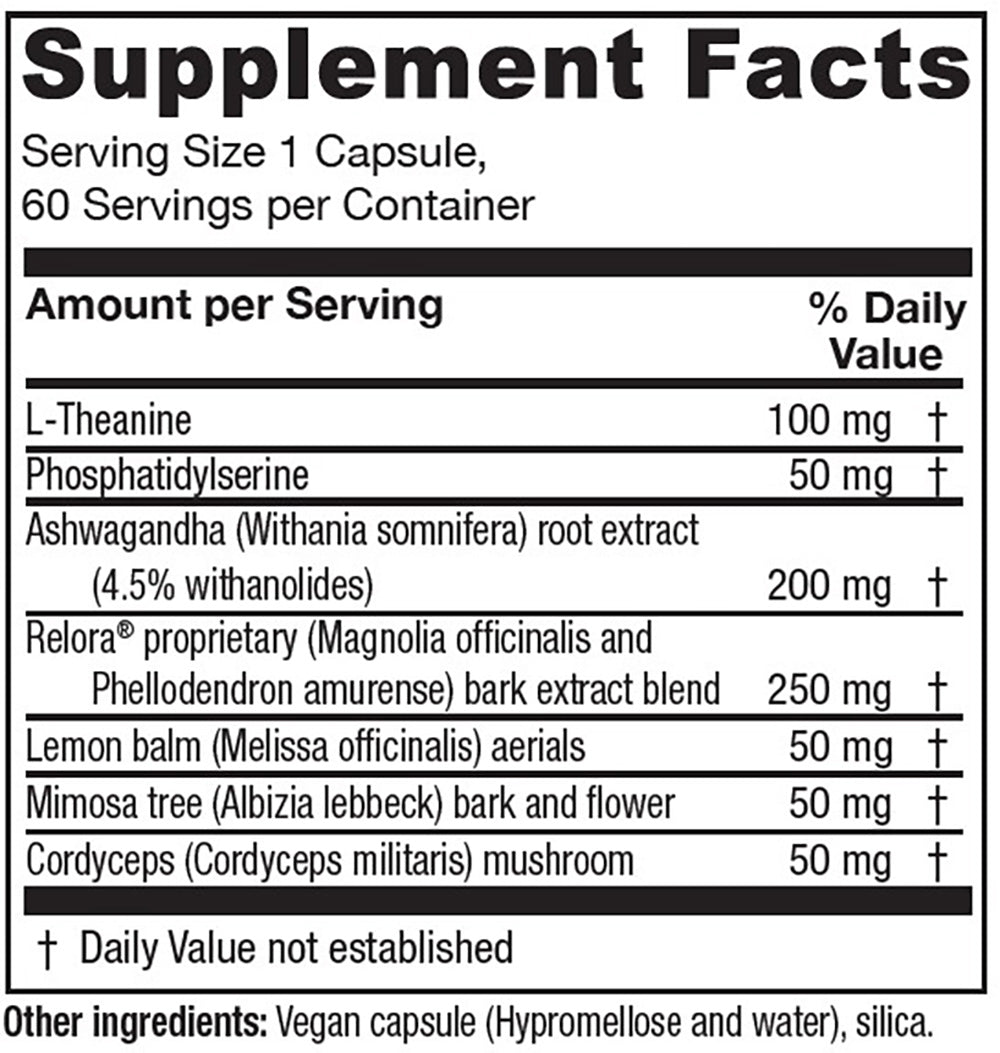 Cortisol Relief™ 60 capsules Vitanica - Nutrigeek