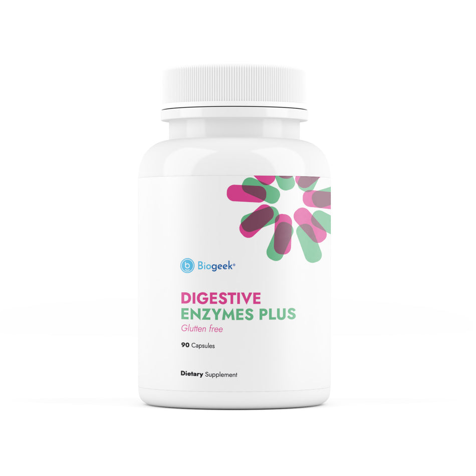Digestive Enzymes Plus 90 Tablets Biogeek
