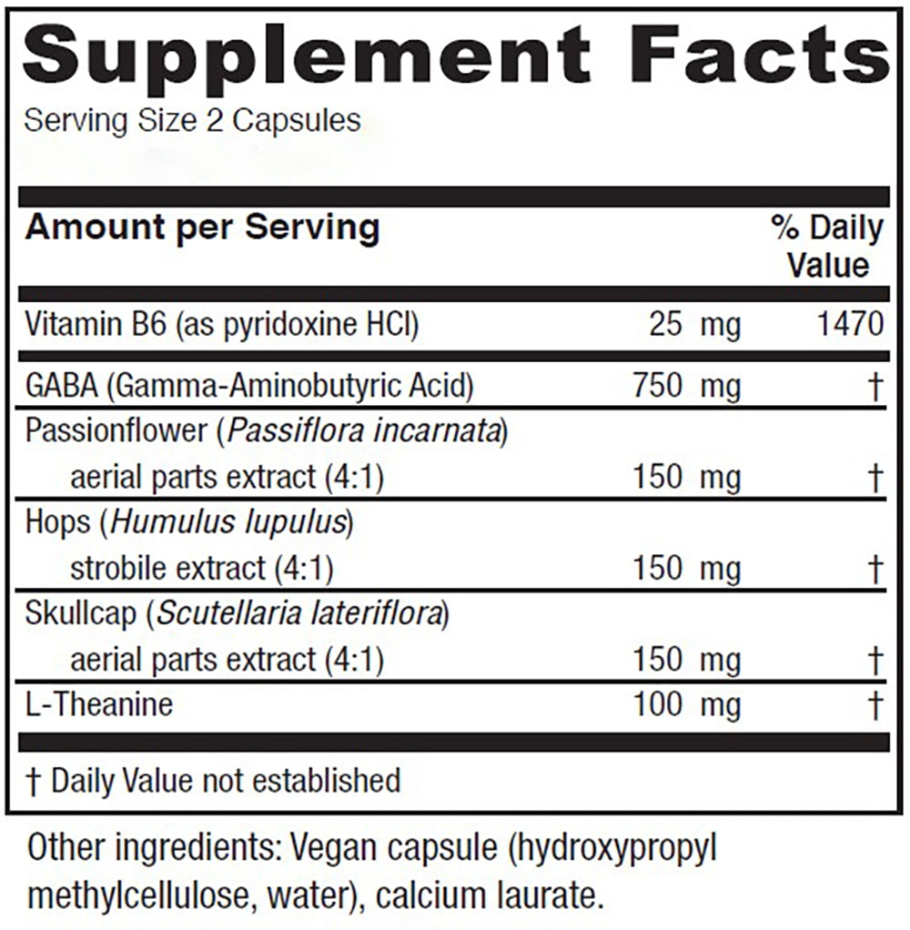 GABA Ease™ 60 capsules Vitanica - Nutrigeek